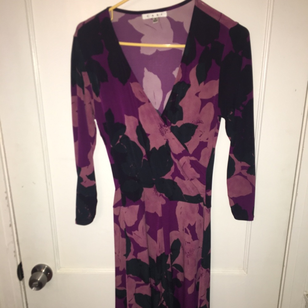 CAbi Faux Wrap Dress